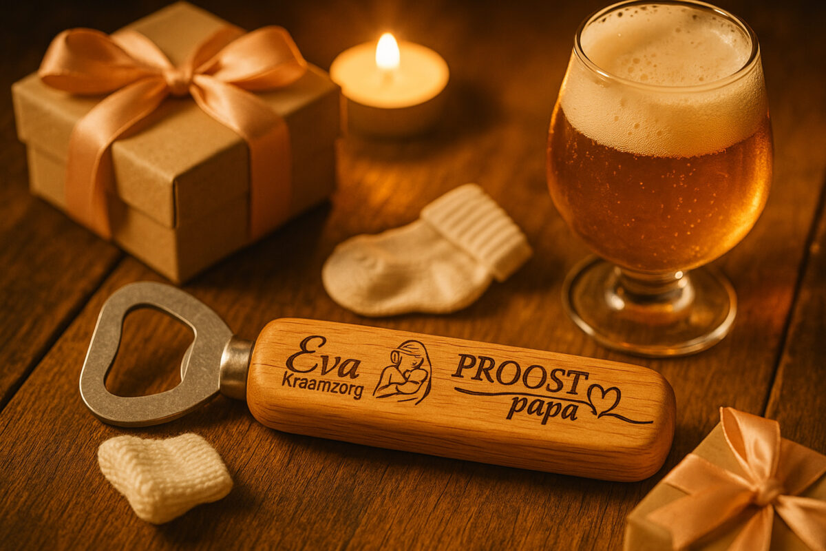 De Meesterbrander – Houten Flesopener met Gravure De Meesterbrander houten flesopeners met gravure, overzicht van 10 varianten met grappige teksten, houten bieropener als cadeau of relatiegeschenk, personaliseerbaar met tekst of logo.