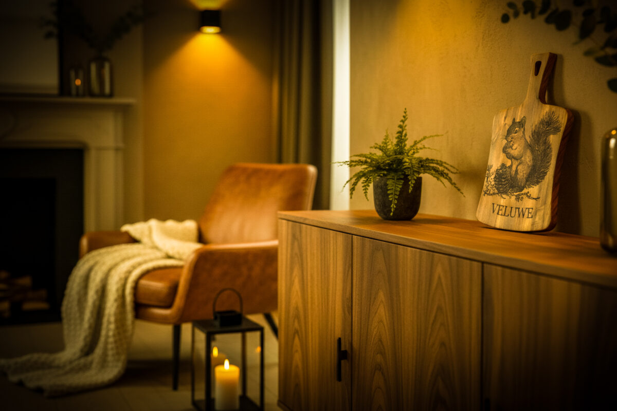 De Brandmeester Decoratieplank · Veluwe Wildlife Edition