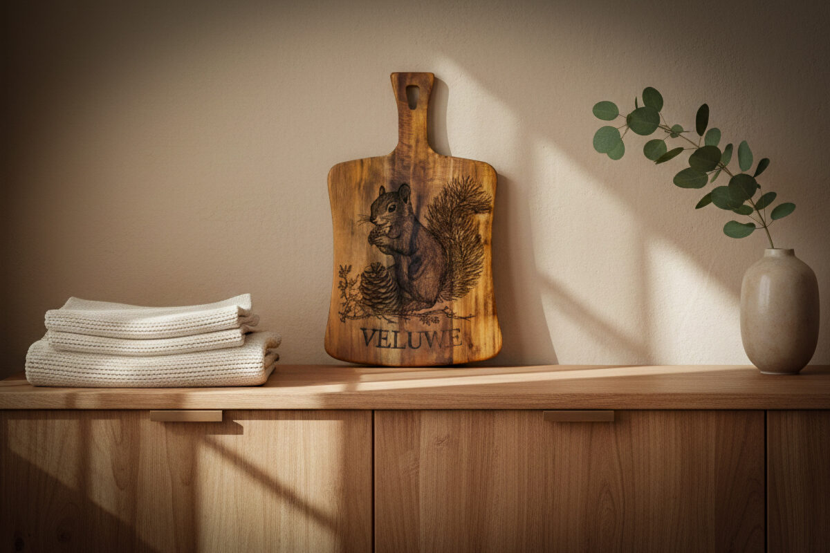 De Brandmeester Decoratieplank · Veluwe Wildlife Edition