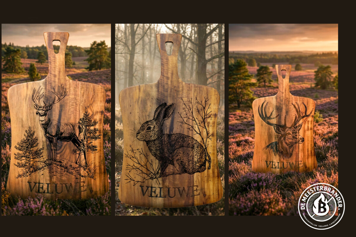 De Brandmeester Decoratieplank · Veluwe Wildlife Edition