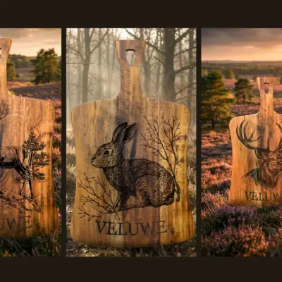 De Brandmeester Decoratieplank · Veluwe Wildlife Edition