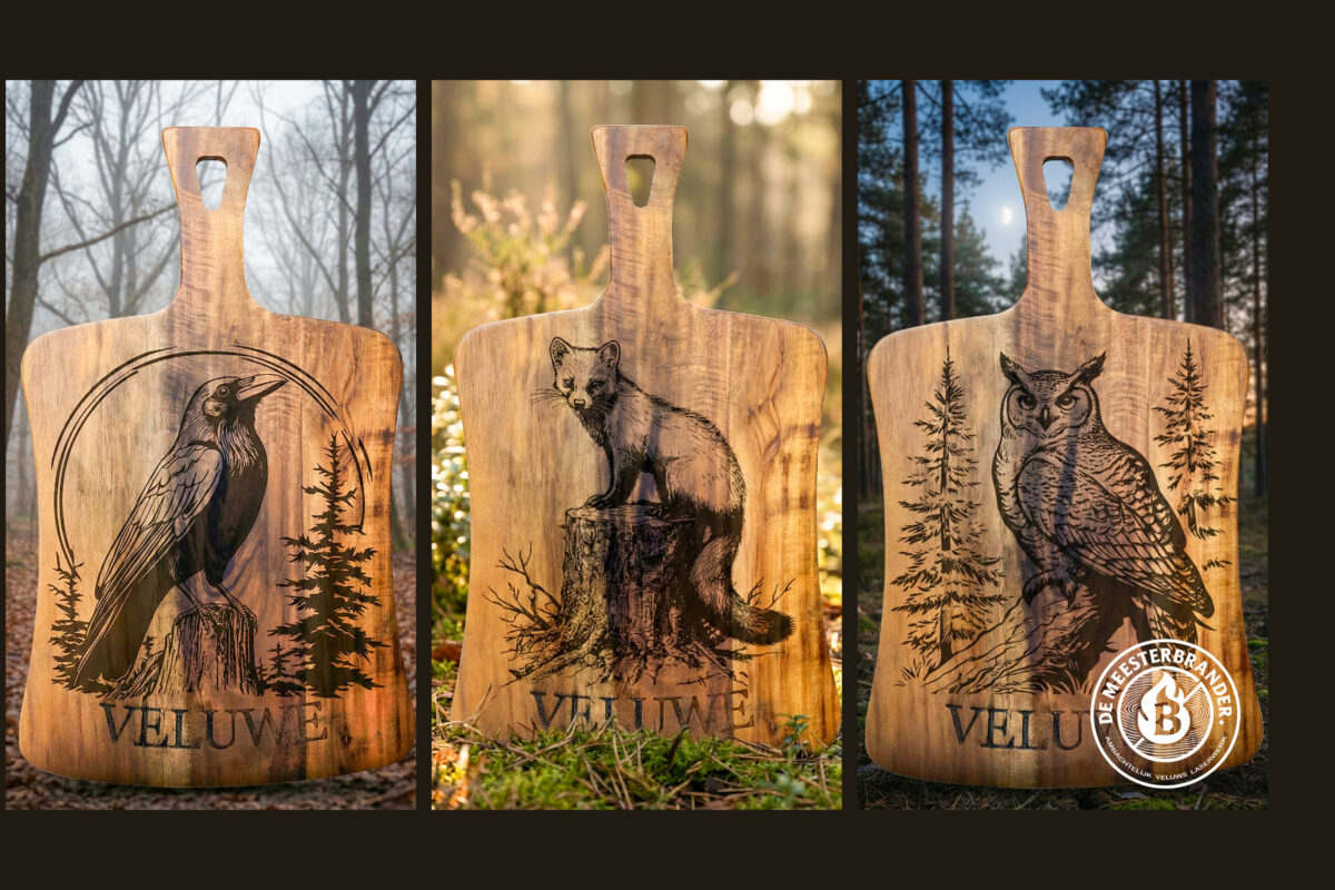 De Brandmeester Decoratieplank · Veluwe Wildlife Edition