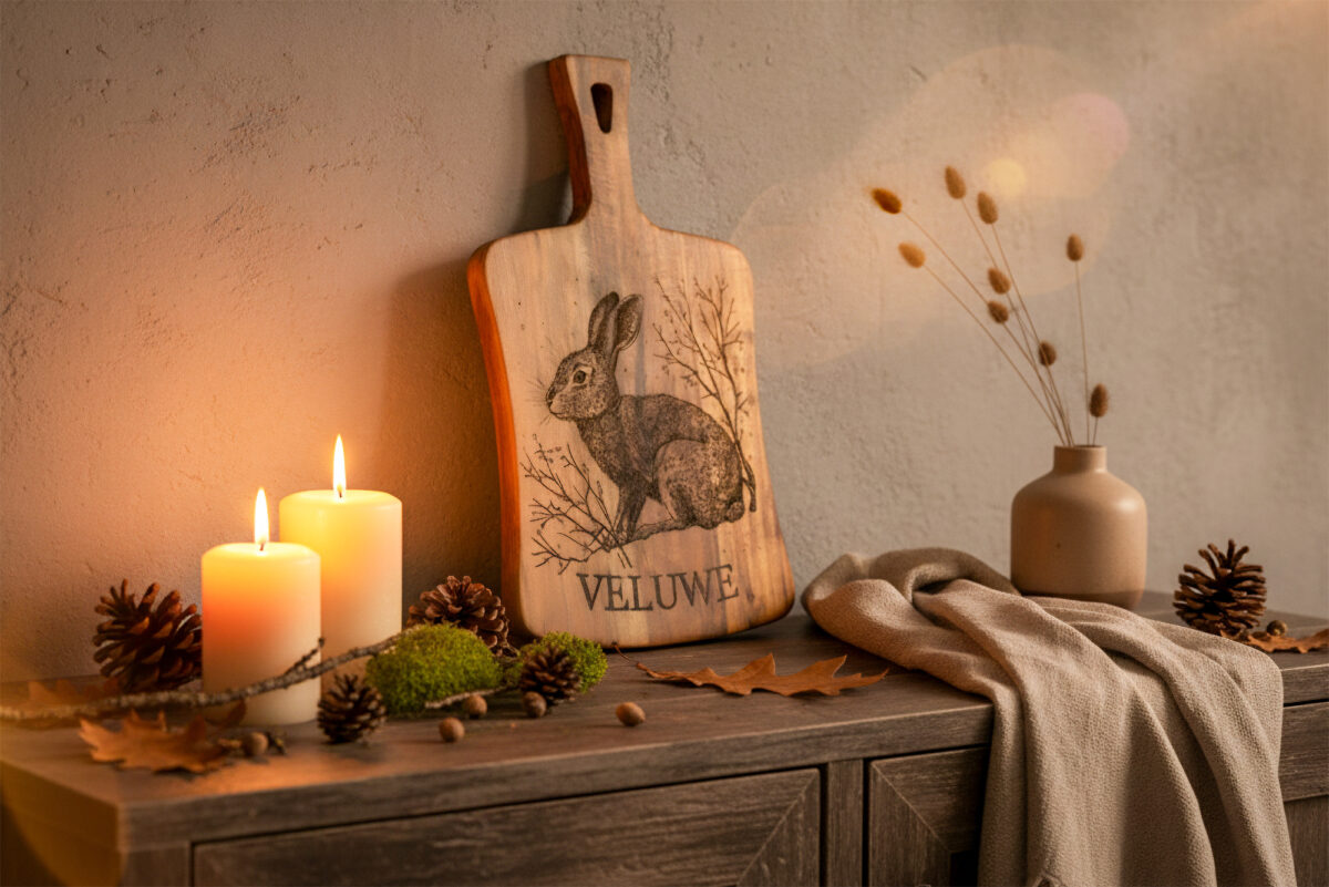 De Brandmeester Decoratieplank · Veluwe Wildlife Edition