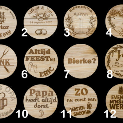 ronde flessenopeners jpg DeMeesterbrander Ronde flessenopener