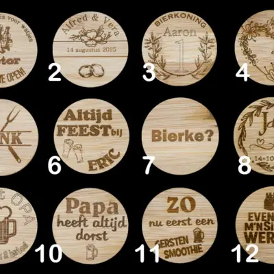 DeMeesterbrander Ronde flessenopener