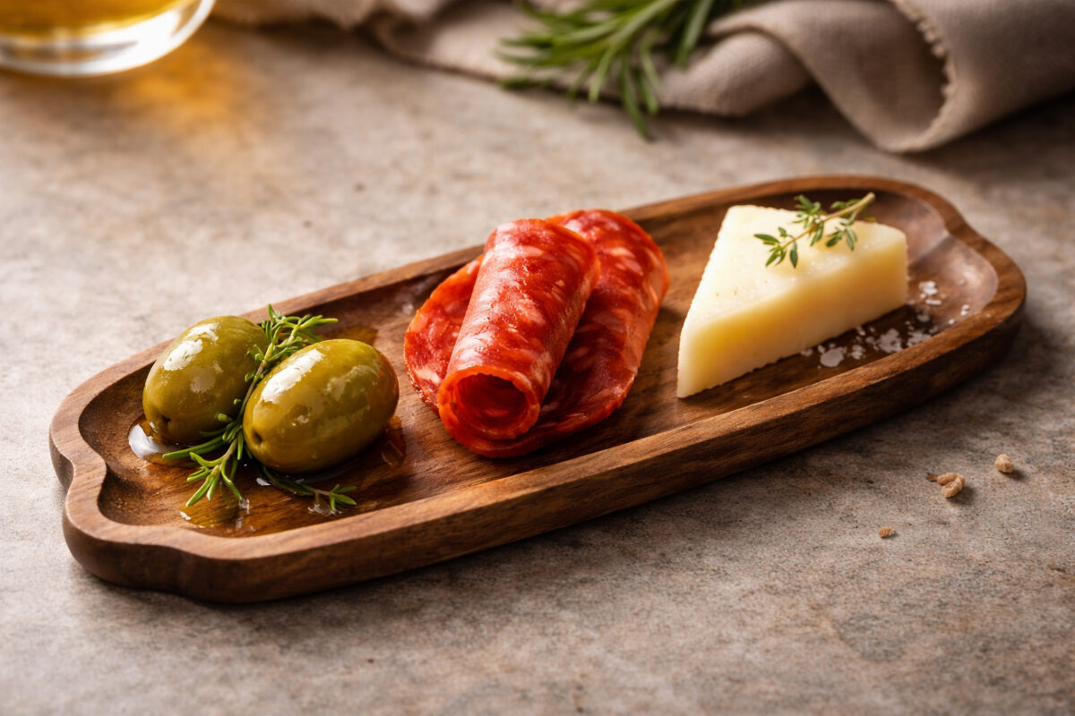 Houten multifunctioneel schaaltje van 28×10 cm met warme houtkleur, geschikt voor sieraden, badkamer, borrel of bureau